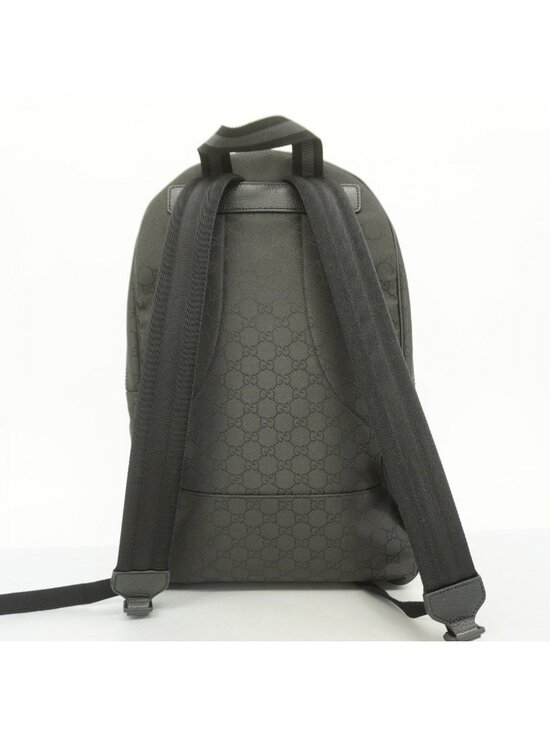 Gucci Backpack GG Nylon Black Silver main image 7